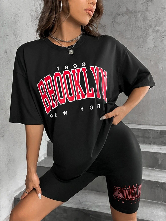 Brooklyn Taytlı İkili Takım Siyah